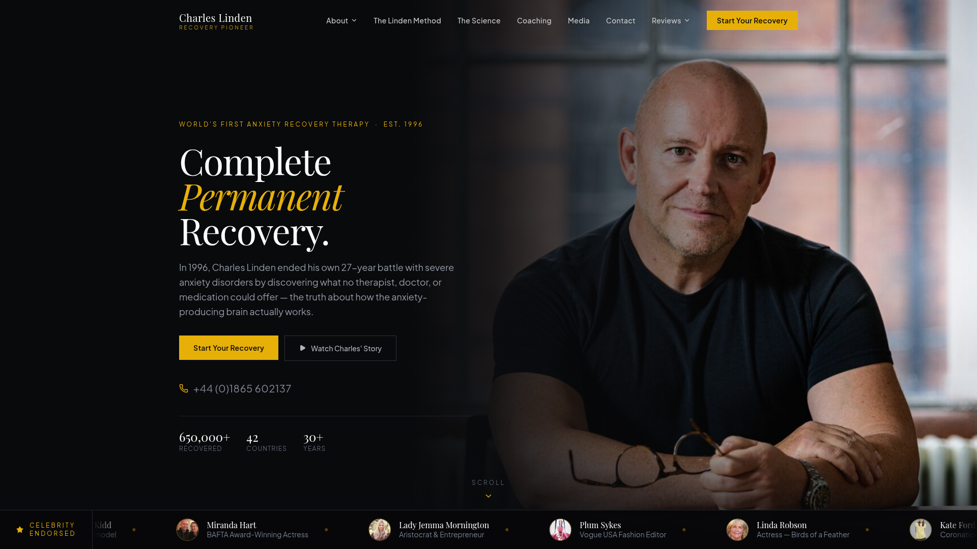 Charles Linden website